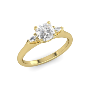 LL 10697 Alexandra Biagioni cushion pear ring 1