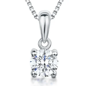 Silver 1 Carat Round Cubic