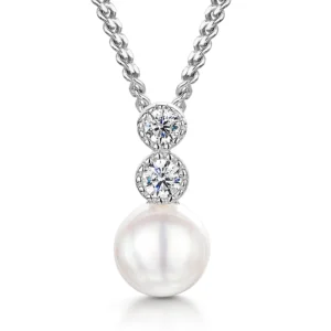 Silver 6mm Pearl Necklace