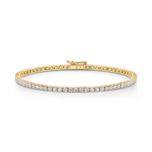 Yellow 4.14ct Cubic Tennis Bracelet